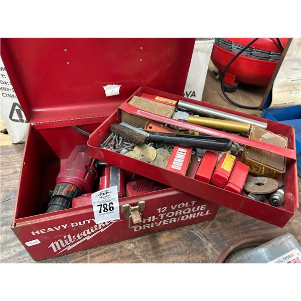 Milwaukee Cordless Drill, Battery Charge/Hardware