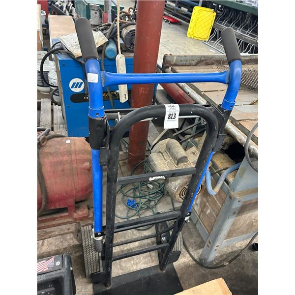 Blue Convertible Air Tire Hand Truck