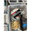 Image 3 : Bins 5 w/Spray Paint, Tow Cable, String Lights, Straps, Cuppler Lock