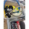 Image 5 : Bins 5 w/Spray Paint, Tow Cable, String Lights, Straps, Cuppler Lock
