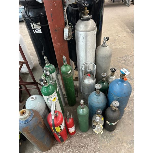 Asst. Welding/Oxygen Tanks 16, Fire Extinguishers - Ownership Unknown