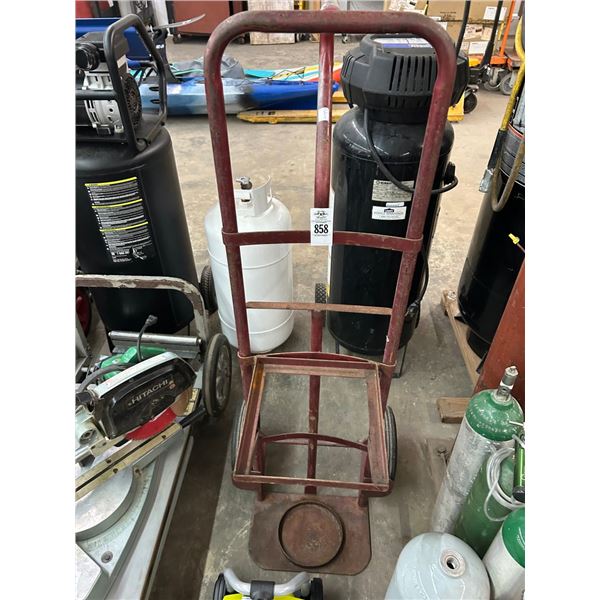 Red Welding Tank Dolly