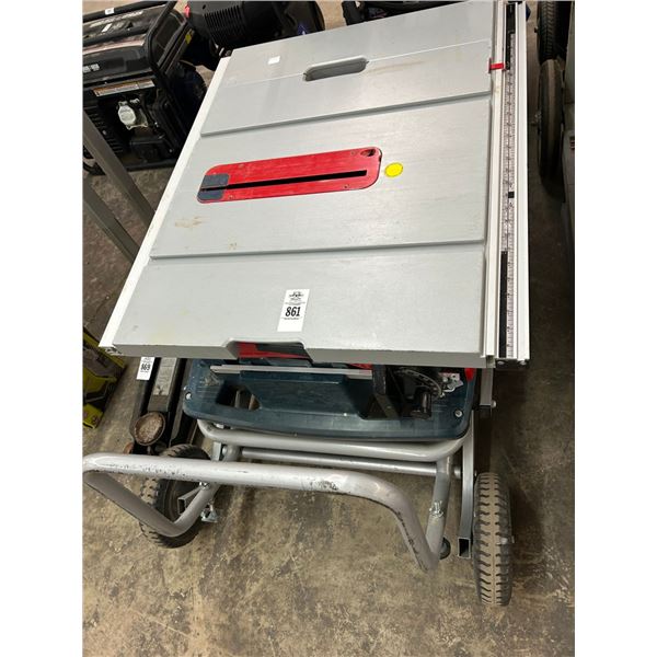 Bosch Tablesaw w/Sawbuck Style Cart
