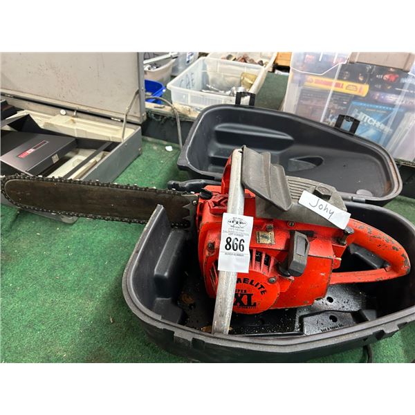 Homelite Super XL Chainsaw w/Case