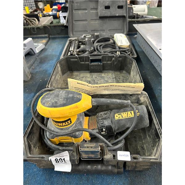 Dewalt Electric Palm Sander, Electric Brad Nail Gun