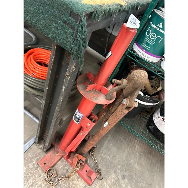 Manual Hydraulic Tire Changer, Tow Bar