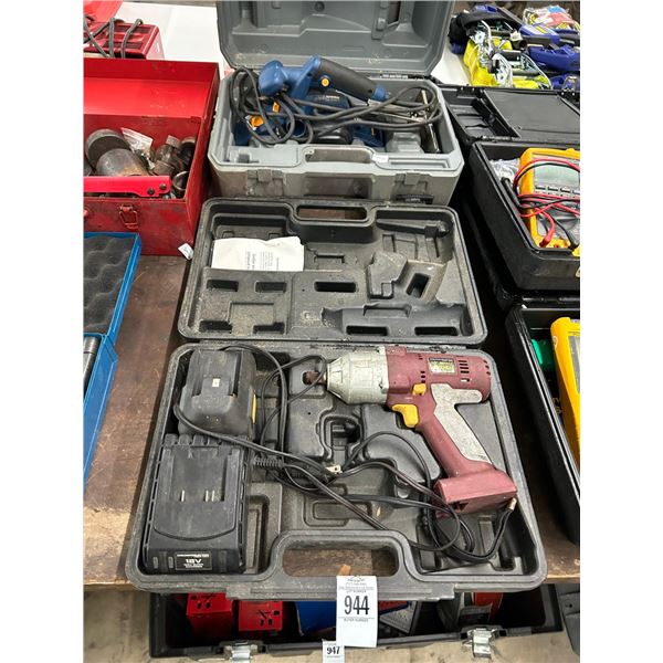 Chicago Half Inch Impact Wrench, Ryobi Hand Planer