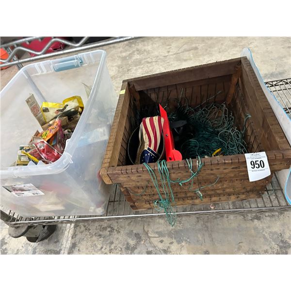 Asst. New Tackle, Cast Net, Tackle Box, Cooler, Supplies