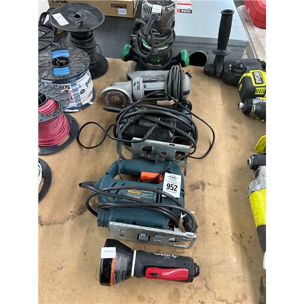 Electric Jigsaws 2, Router, Roto Grinder, Air Grinder