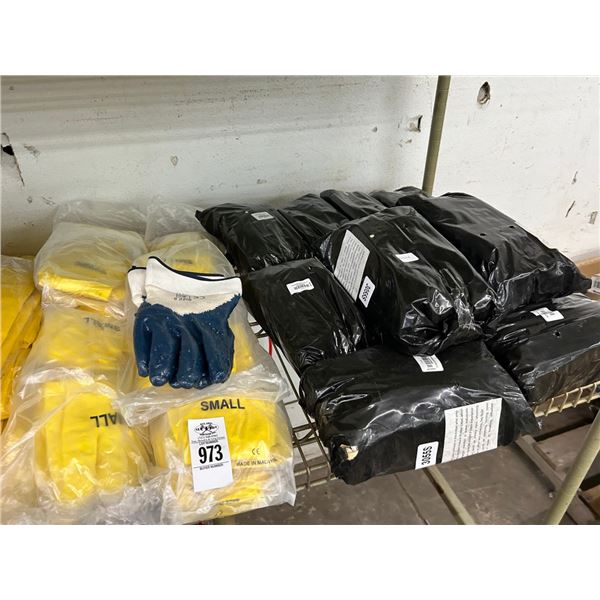 Foul Weather Jacket, Work Gloves - Shelf Lot