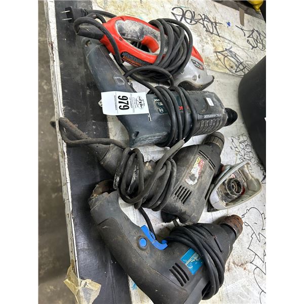Electric Drills 2, Bosch Hammer Drill, Sawzall