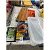 Image 1 : Magnetic Screen Door, Gorilla Tape, Trimmer Line, Table Legs, Shelf Brackets