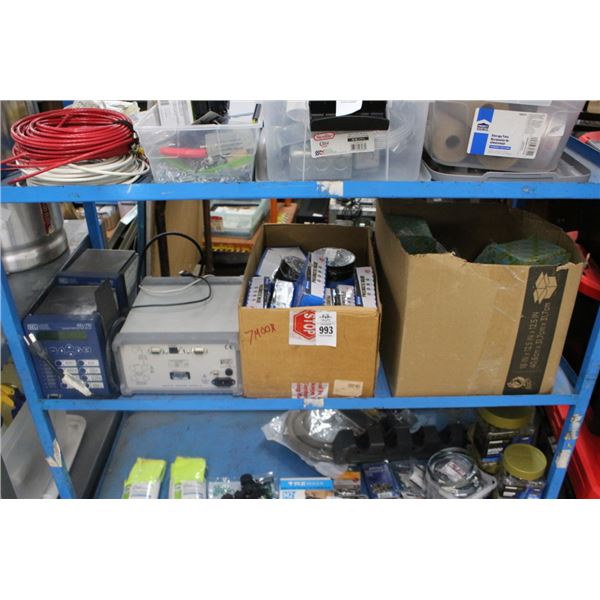 Shelf w/Pneumatic Valves, Bitrek V73 High Pod Safety Tester, SEL751 Feeder Protector