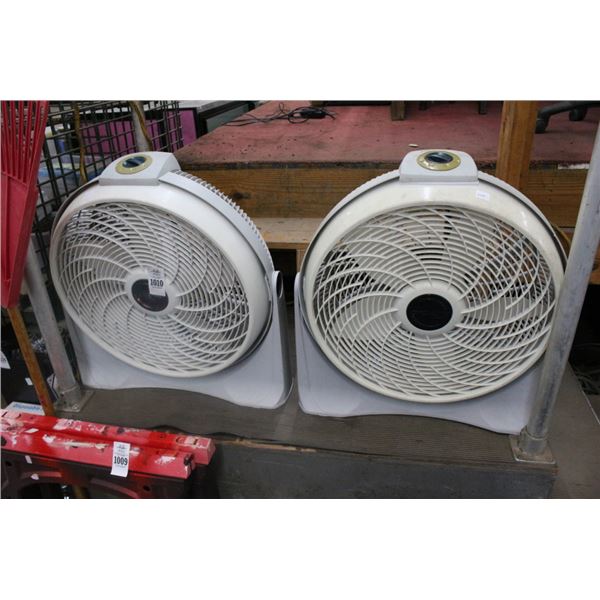 Cyclone Adjustable Drum Fans Pair, Rake