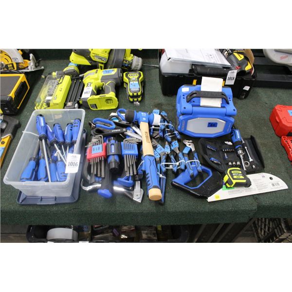 Kobalt Tools, Battery Charger, Hex Keys, Bit