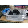 Image 2 : Asst. Bins 7 w/Batteries, Hose, Trailer Lights, Supplies
