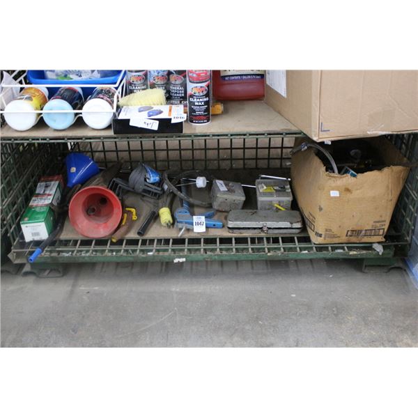 Sockets, Toilet Valve, Chaulk Gun, Asst. Hardware/Tools