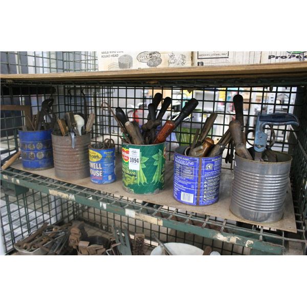 Buckets 6 w/Asst. Hand Tools