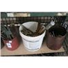 Image 2 : Buckets 5 w/Asst. Hand Tools