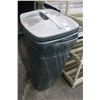 Image 1 : Green Garbage Can