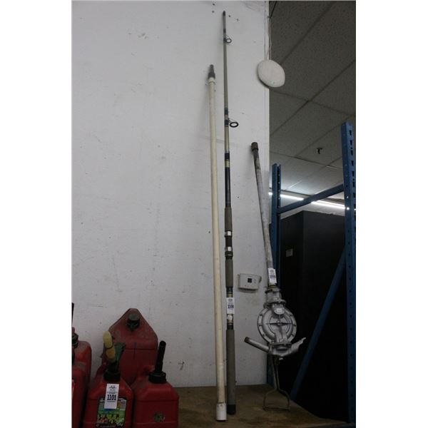 Heavy Duty Fishing Pole, Water Jet