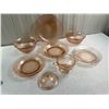 Image 1 : Vintage Pink Glass Dishes