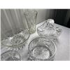 Image 3 : Decorative Clear Glass Vases and Bowls