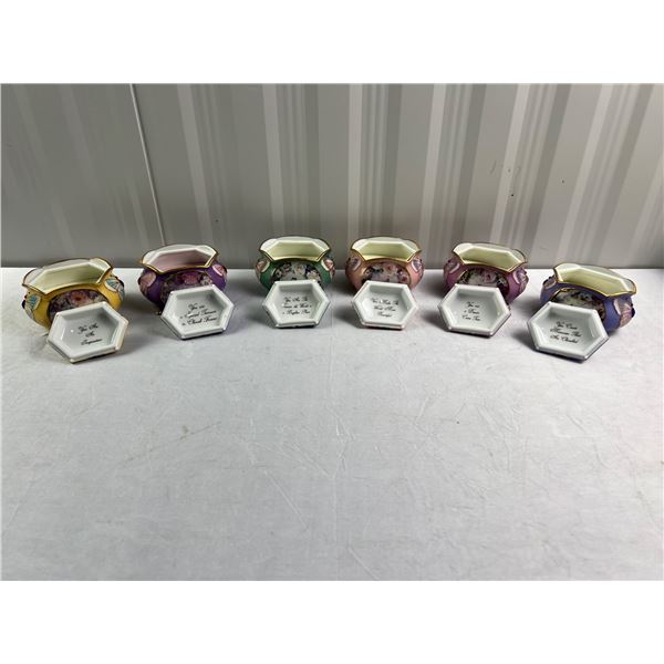 6 Wings of Love Heirloom Porcelain Music Boxes