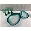 Image 1 : Green Hued Glassware