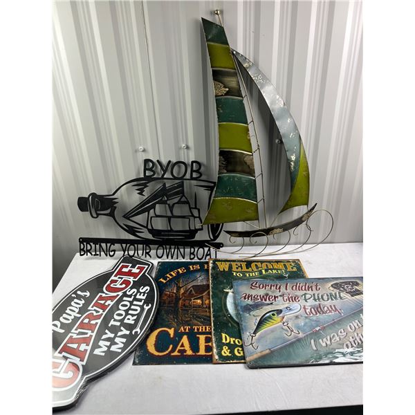 Garage Signs and Wall Decor