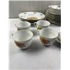 Image 2 : Bohemia Orion China Set from Czechoslovakia