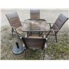 Image 1 : Patio Table & Folding Chairs