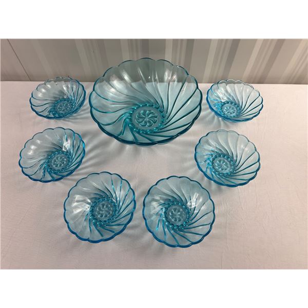 Blue Glassware
