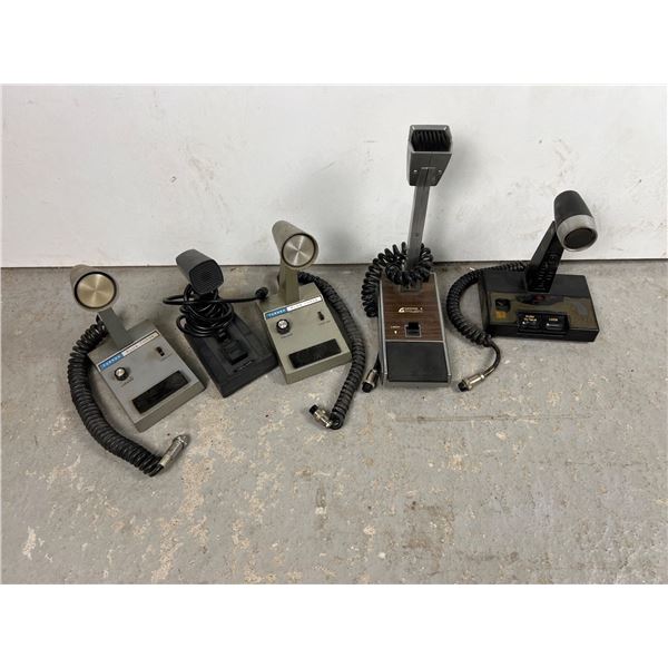 Vintage Radio Communication Microphones
