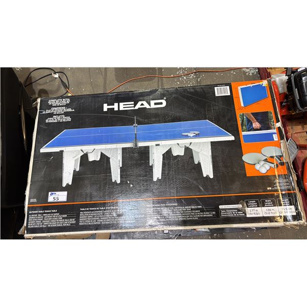 HEAD OUTDOOR TABLE TENNIS TABLE *WORKING CONDITION UNKNOWN/MAY BE MISSING PARTS & OR PIECES*