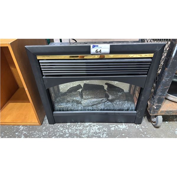 APPROX. 29.5"W X 25T" X 12"D ELECTRIC FIREPLACE INSERT