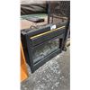 Image 2 : APPROX. 29.5"W X 25T" X 12"D ELECTRIC FIREPLACE INSERT