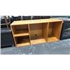 Image 2 : 4-CUBBY WOOD SHELF, WOOD CONSOLE TABLE & WOOD SIDE TABLE