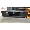 Image 4 : 4-CUBBY WOOD SHELF, WOOD CONSOLE TABLE & WOOD SIDE TABLE