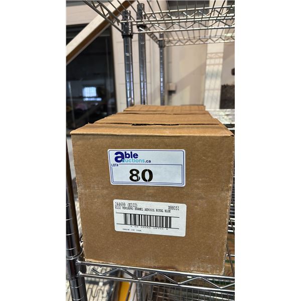 3) BOXES OF VERSAPRO FAST DRY ROYAL BLUE SPRAY PAINT