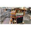 Image 1 : PALLET OF ASSORTED FURNITURE, WALL ART, SPEAKERS & MORE *MUST TAKE ALL ON PALLET*