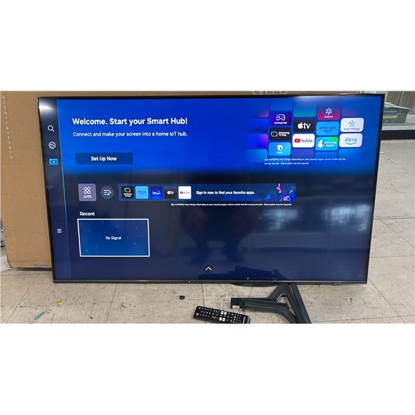 SAMSUNG 50" 4K QLED VISION AI TV WITH STAND, REMOTE & BOX