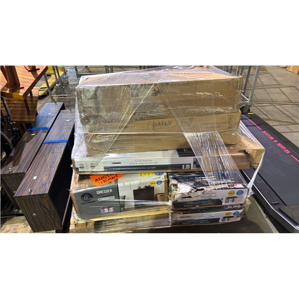 PALLET OF ASSTD. READY-TO-ASSEMBLE FURNITURE *WORKING CONDITION UNKNOWN/MAY BE MISSING PARTS & OR
