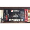 Image 2 : CASE OF NEW NITRILE DISPOSABLE GLOVES