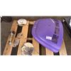 Image 1 : PALLET OF ASSORTED VOLKSWAGEN AUTO PARTS INCLUDING; HATCH COVER, CHROME HUB CAPS & CHROME SHIFTER