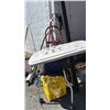 Image 3 : ASSORTED ITEMS INCLUDING; METAL FLOOR SCRAPER, 2 WHEEL DOLLY, ROLLING CHAIR & MORE