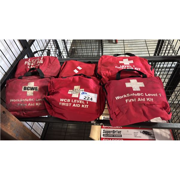 (6) ASSORTED FIRST AID KITS
