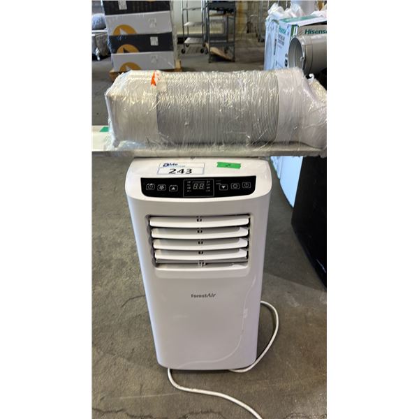 FORESTAIR 8,000 BTU PORTABLE AIR CONDITIONER WITH HOSE (NO REMOTE)
