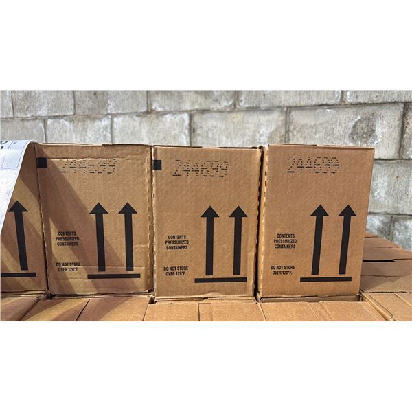 (3) CASES OF VERSAPRO ENAMEL AEROSOL ROYAL BLUE PAINT (6 CANS PER CASE)