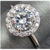 Image 2 : 10K(1.5G), LAB DIAMOND (1.22CT) RING, SIZE 6.5, APPRAISED INSURANCE VALUE $2720